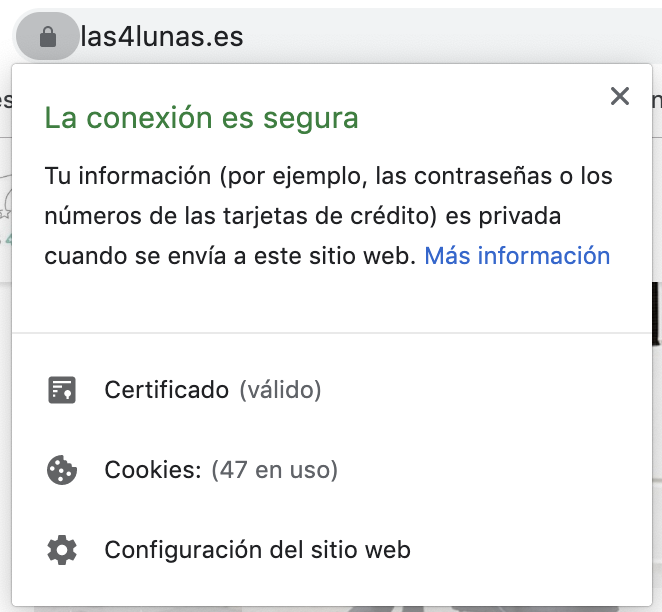 Certificado SSL en Opentiendas