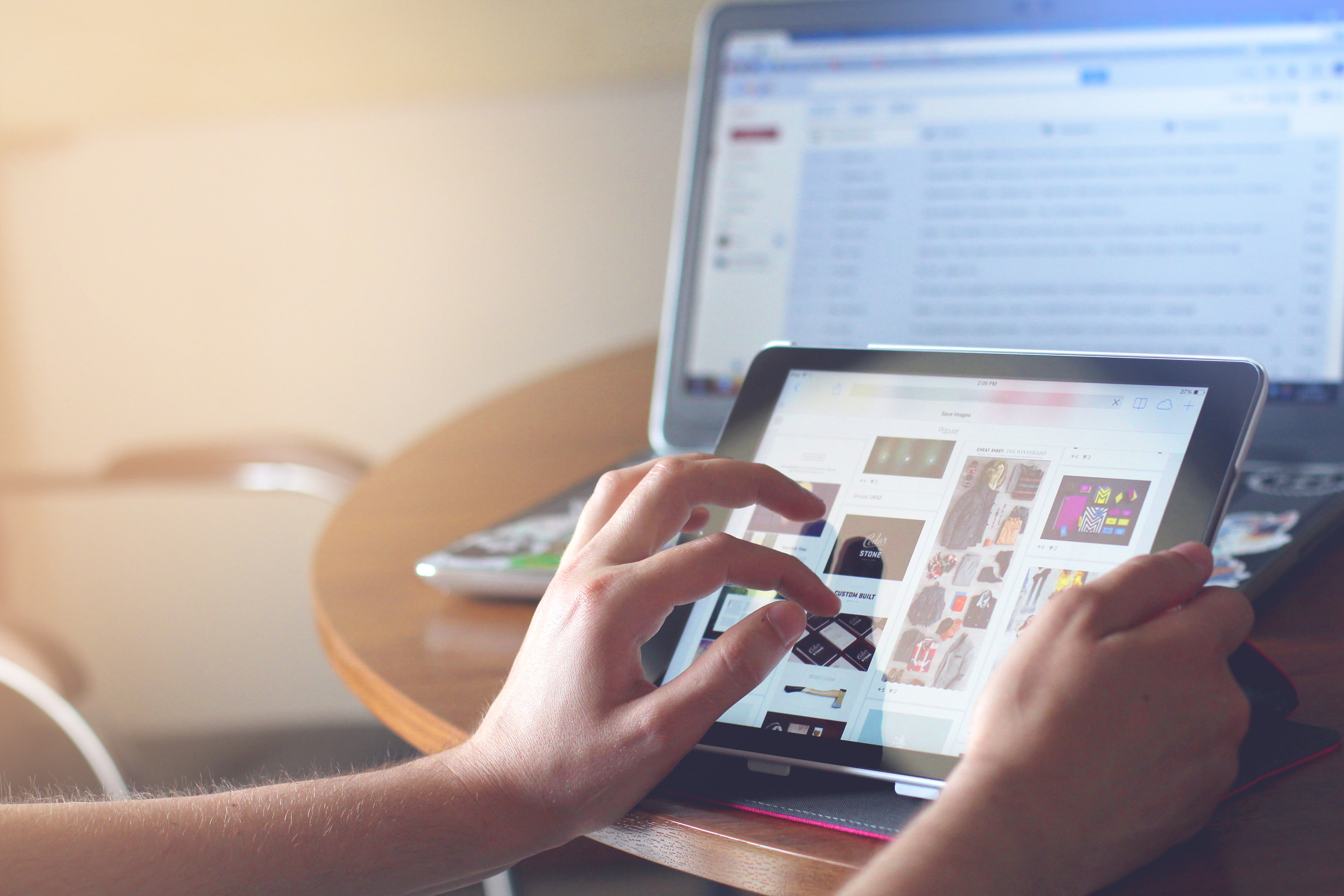 Ejemplo Buscando en internet con Tablet