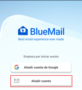 Configuración correo IMAP Android 1