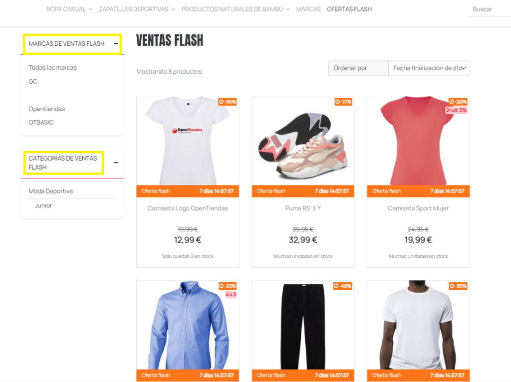 Ofertas Flash